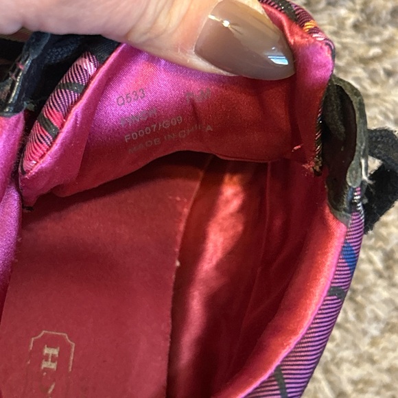 Coach Finch Plaid High Top Sneakers – Pink / Black Patent – Size 7.5 - Picture 8 of 8